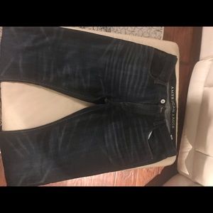 Dark blue American Eagle low rise boot cut 34/34